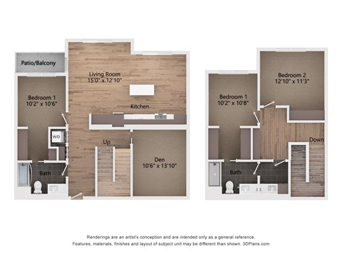 A diagram shows the layout of a two-story home with labeled rooms.